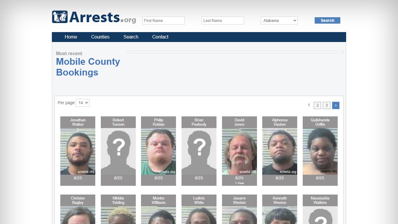 Mobile County Arrests and Inmate Search